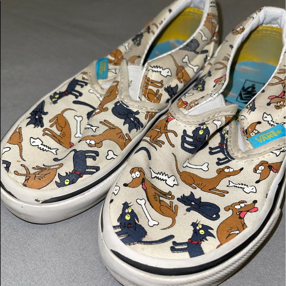 5/$25!!!  Simpson’s Cat Dog Cartoon Vans